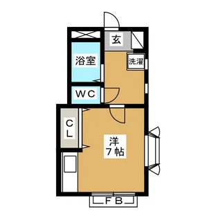SAMAX等々力【2階】の間取り