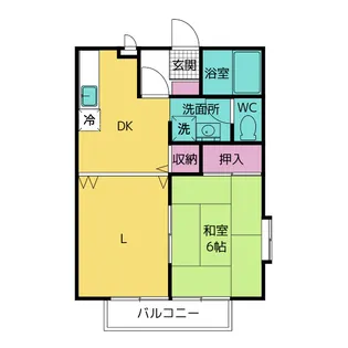 フローラA棟【2階】の間取り