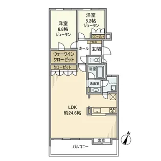 パーク・ハイム氷川台西【3階】の間取り