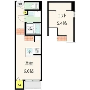 Plumeria Sendai【2階】の間取り