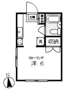 クリスタルコーポ【1階】の間取り