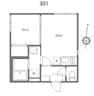 イルレガーロ北小岩【3階】の間取り