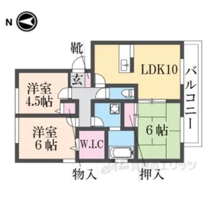 GRANDPLASIR2【3階】の間取り