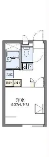 レオパレスエスペランサ泉【1階】の間取り
