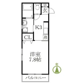 エスペランスBENTEN【1階】の間取り