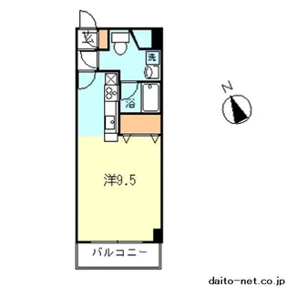 ハーベストヒルズ溝の口2【7階】の間取り