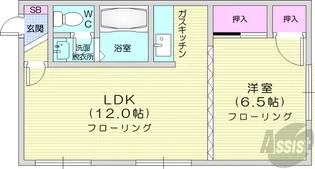 ロイアル麻生東【1階】の間取り