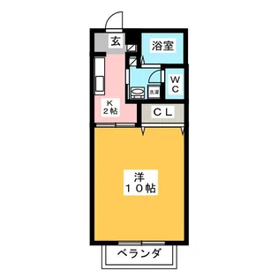 メゾンポラリス【2階】の間取り