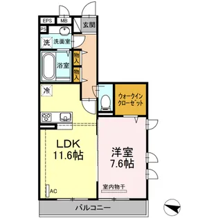 East GARDEN 綱島【3階】の間取り