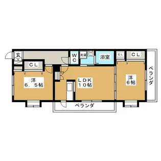 ヴィクトワール高幡不動【3階】の間取り