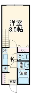 LEXIA井土ヶ谷【2階】の間取り