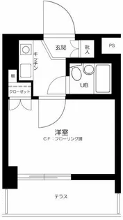 ベルメゾン二子【1階】の間取り