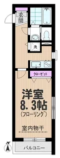 【ヘーベルメゾン】メゾンラフィネ【2階】の間取り