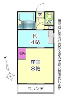 サンシティ中野II【4階】の間取り