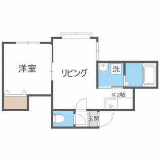 ブランネージュ東【3階】の間取り