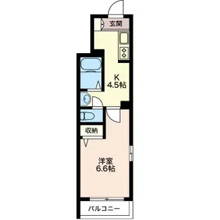 メゾン N・S II【3階】の間取り