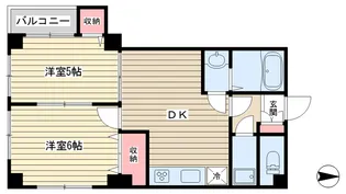 メルシー荏原コモード【5階】の間取り