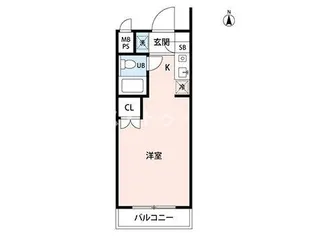パレヴェール文京【5階】の間取り