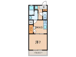 クィ-ン マンション【6階】の間取り