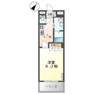サンシャイン生山【2階】の間取り
