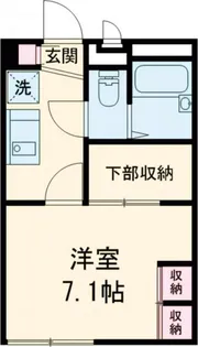 レオパレスアメニティ中葛西【2階】の間取り