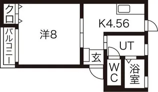 ソレアードN【2階】の間取り