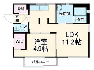 ウェスト佐藤【2階】の間取り