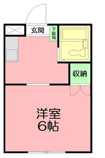 ジュネス米山【2階】の間取り