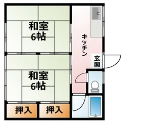 コーポ冨田【2階】の間取り