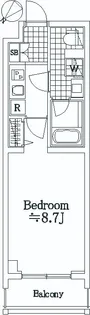 ルフレ池袋ノース【2階】の間取り