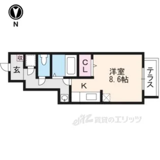 カーサパステロ【1階】の間取り