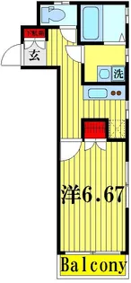 Excel Design 北千住【2階】の間取り
