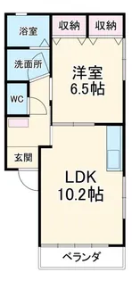 クレールM&Y【1階】の間取り