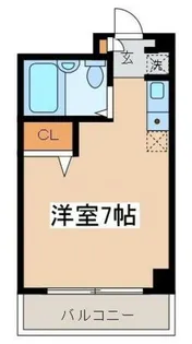 ウィズ白楽レジデンス【2階】の間取り