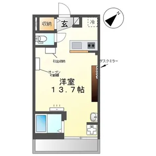 ジュネス粕壁東【3階】の間取り