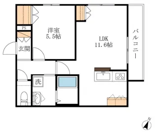 Jolie Maison~ジョリーメゾン~【3階】の間取り