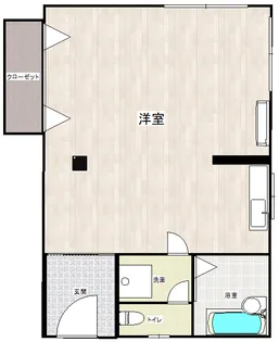やままんハイツ1【2階】の間取り