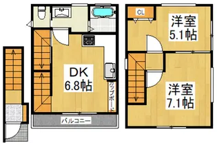 アネックスコスモ【2階】の間取り