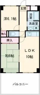 ウエストポート【2階】の間取り