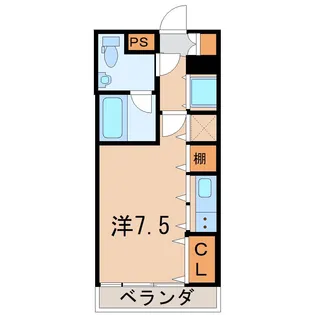 ノヴェルマンション443【3階】の間取り
