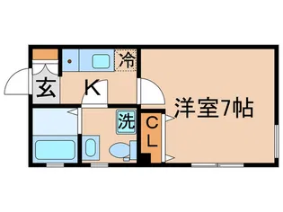 オークレスト金町【1階】の間取り