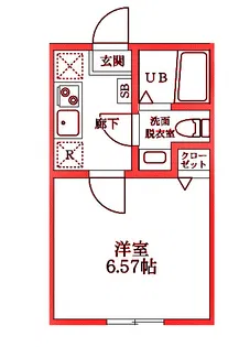 タティオ二俣川【2階】の間取り