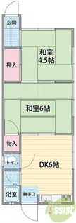 佐藤文化【1階】の間取り