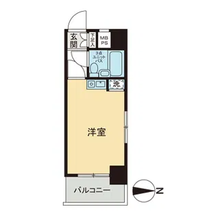 ビブレ西池【7階】の間取り