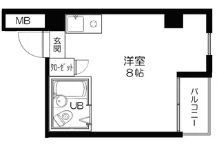 フォレスト四ッ谷【3階】の間取り