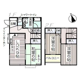 互省荘【1階】の間取り