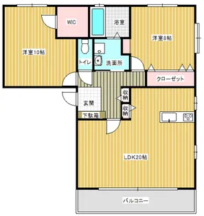 ロジェマン【2階】の間取り