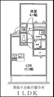 セントレジス【1階】の間取り