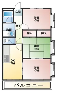 フローリッシュトキワ【1階】の間取り