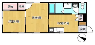コーポさのやII【2階】の間取り